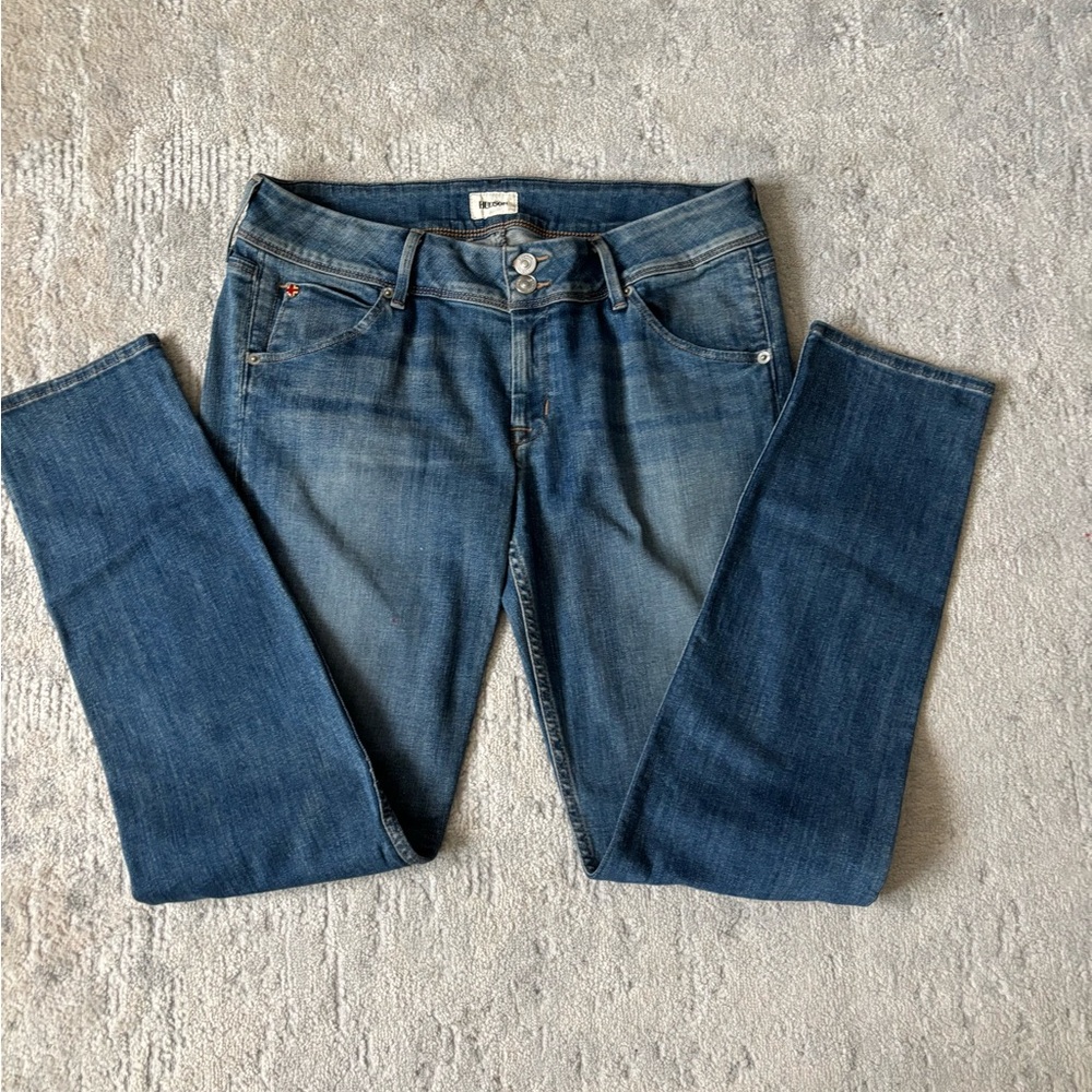 Hudson Collin Flap Mid Rise Skinny Jeans Size 29